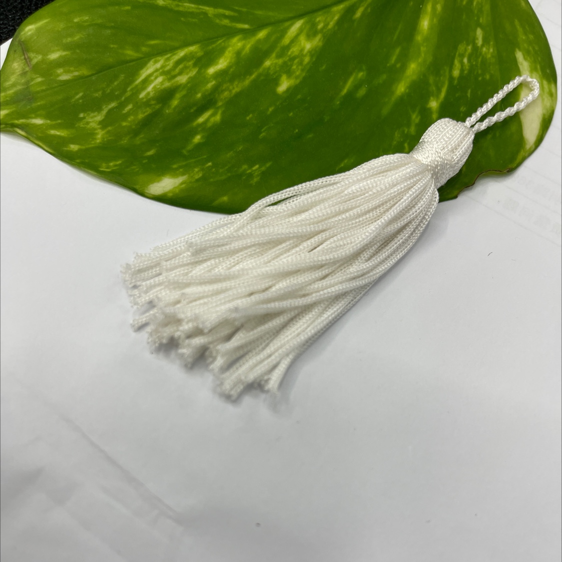 白色人造丝流苏挂须吊坠穗子礼品包装DIY辅料配件批发