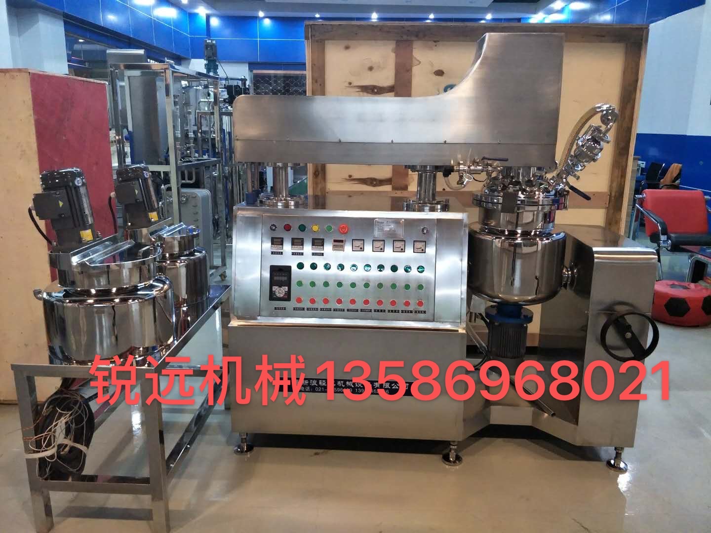 Factory direct sales of lifting vacuum homogenizing emulsifying machine. Ruiyuan Machinery Factory Direct sales, honest operation pic 9
