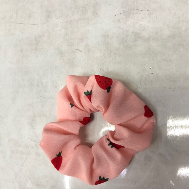 草莓布圈粉色