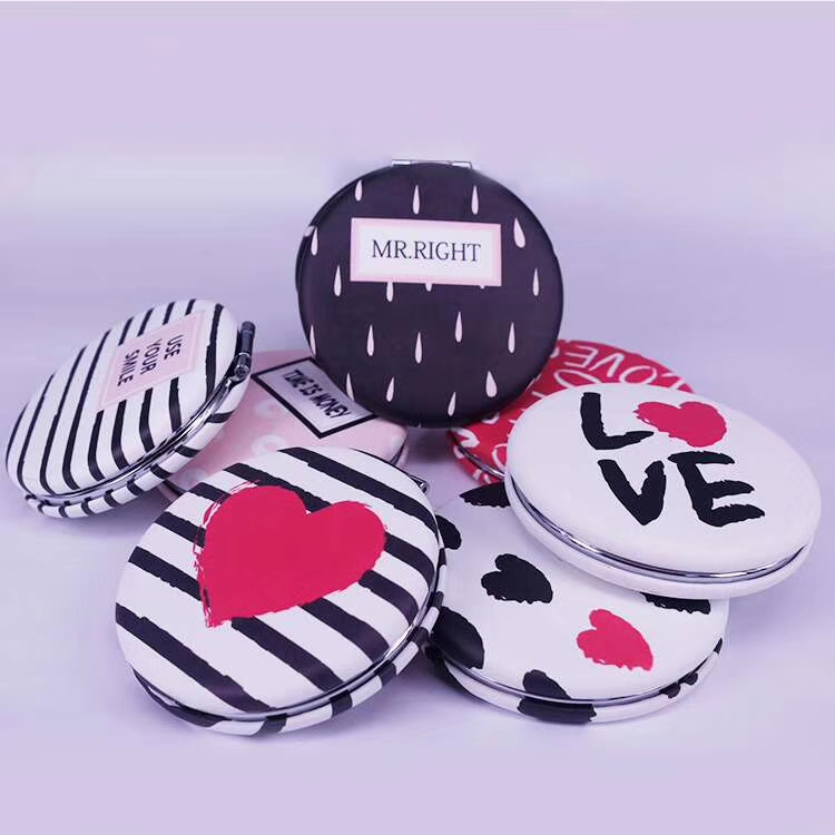 圆形印花化妆镜1