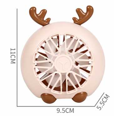 手持桌面小风扇USB充电卡通大风力静音便携桌面风扇多档可调夏季学生宿舍户外运动风扇厂货批发礼品定制详情图5