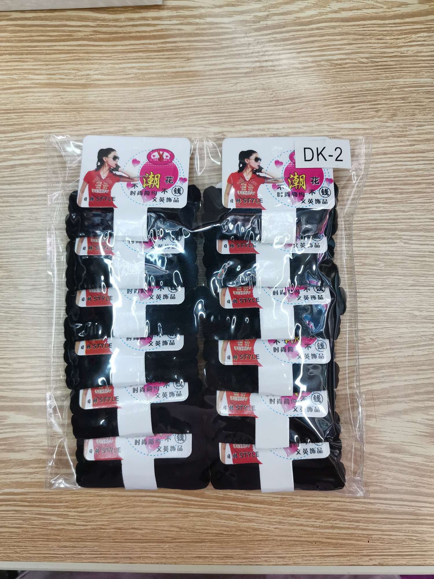 Wenying Accessories High-elasticity seamless rubber band 2-in-1 12 Carryon hair band details Picture