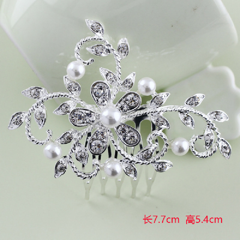 Direct sales of domestic trend products from the manufacturer, including hair accessories, rhinestones, flower combs, beautiful headwear, and bride butterfly hair combs. Wholesale for 48 detail image 1