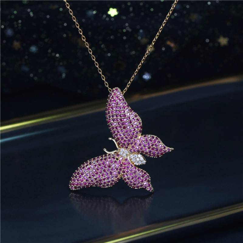 Wholesale and consignment of simple, individual and elegant collarbone chains with a European and American style and full diamond necklaces for trendy women detail image 2