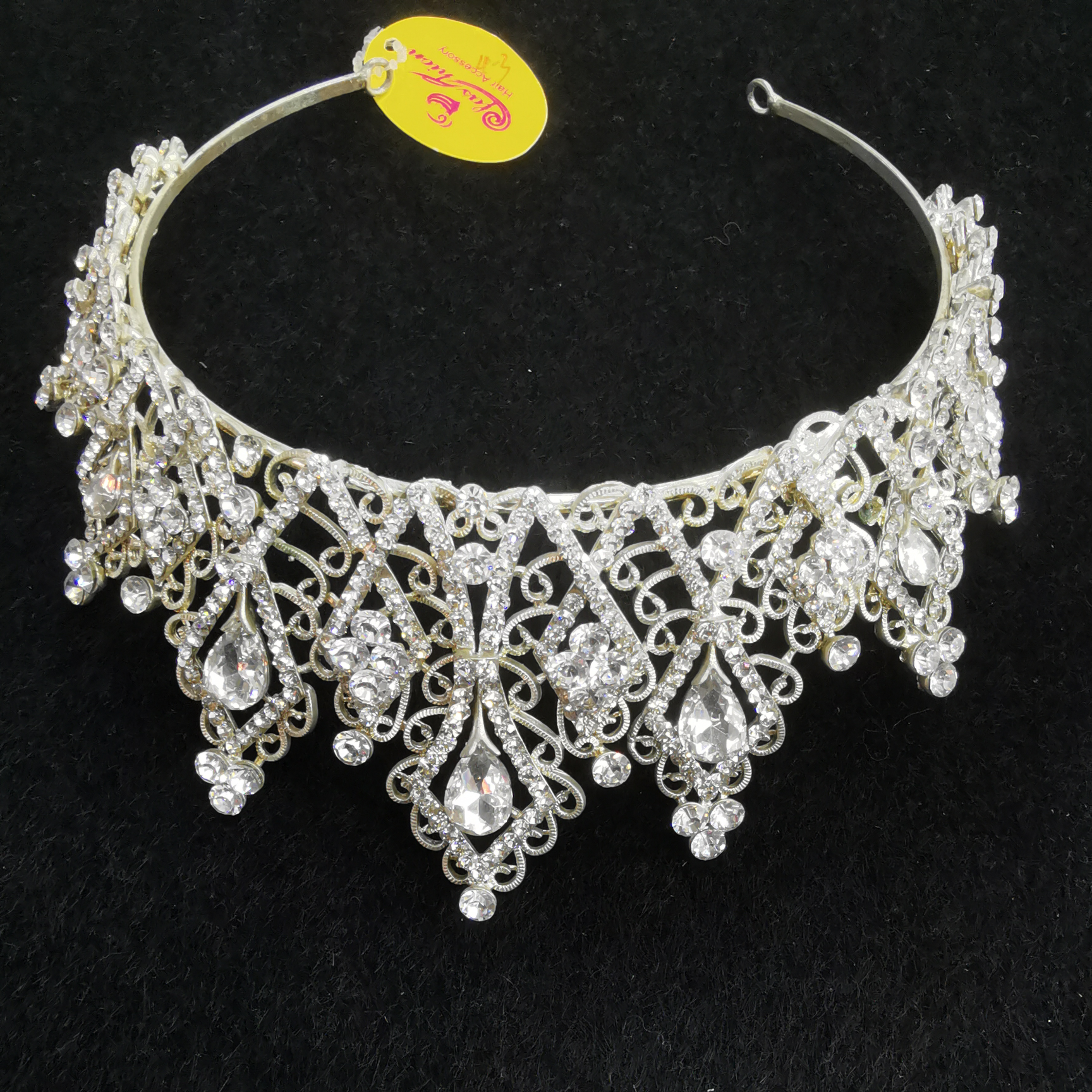 Luxury rhinestone bridal crown Korean elegant and makeup photography dress accessories