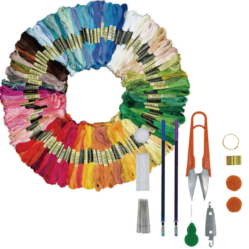 Cross stitch embroidery thread distribution missing thread repair thread selling color No. 447 color can be knitting thread embroidery thread diy2