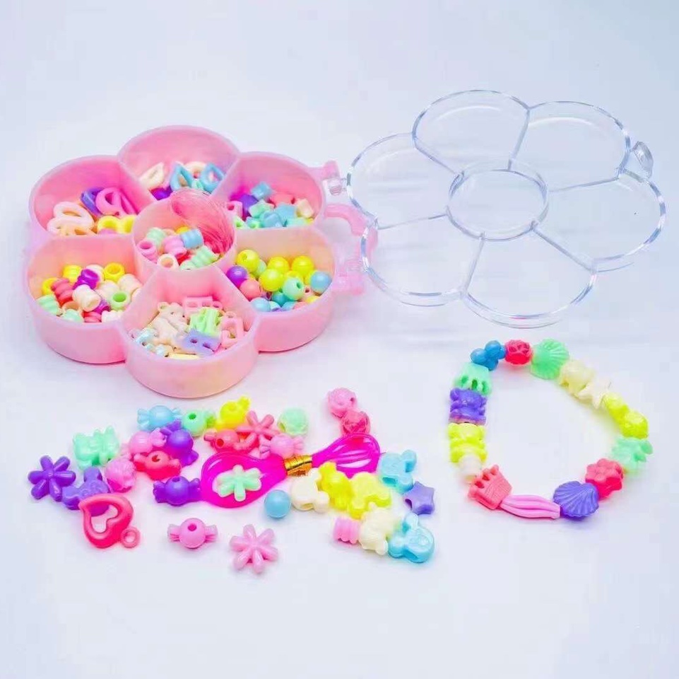 Self-made bracelet beads for children aged 3 to 10
