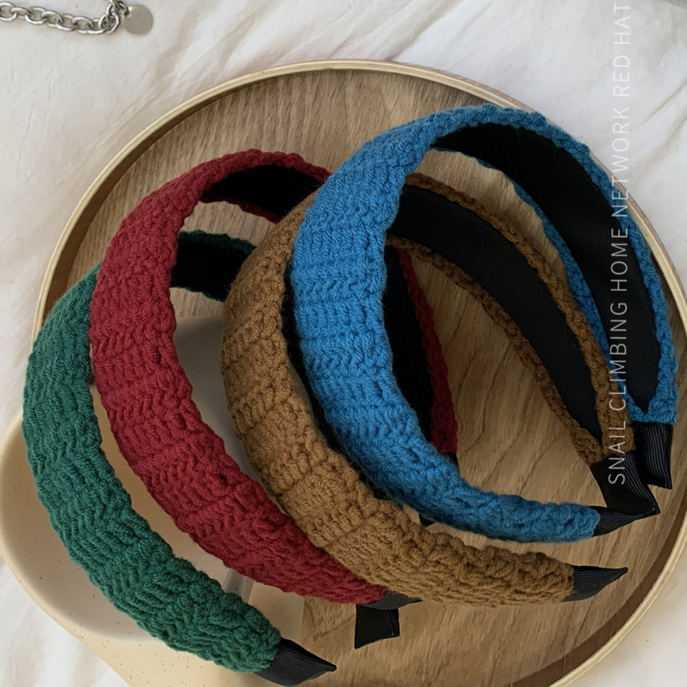 Wool headband, face wash headband, fashion warm 775