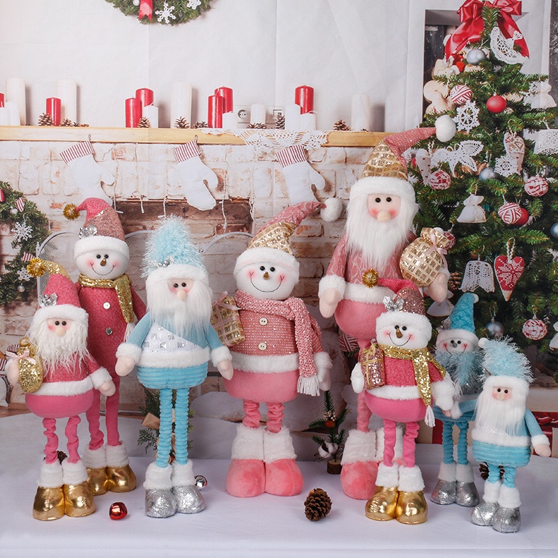 Huashuai Santa Claus Christmas Supplies Christmas Decorations Telescopic Christmas, Christmas Ornaments full figure