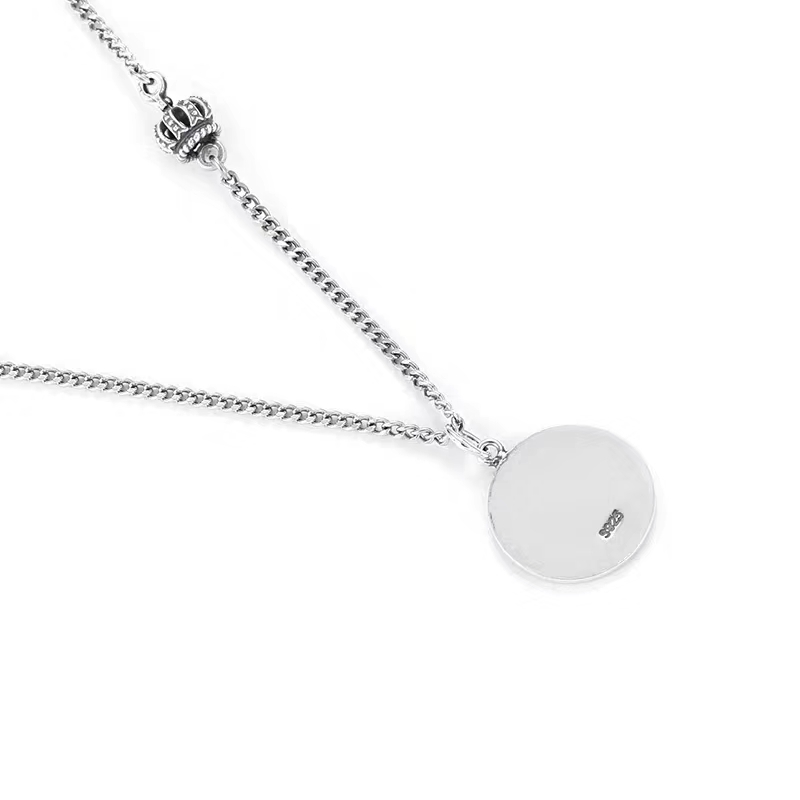 晶珀丽饰品品牌钛钢字母韩国大东门时尚潮流项链详情图4