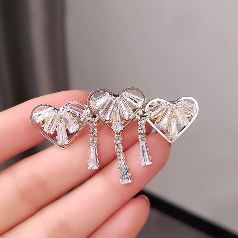 Zircon inlaid hairpin hairpin