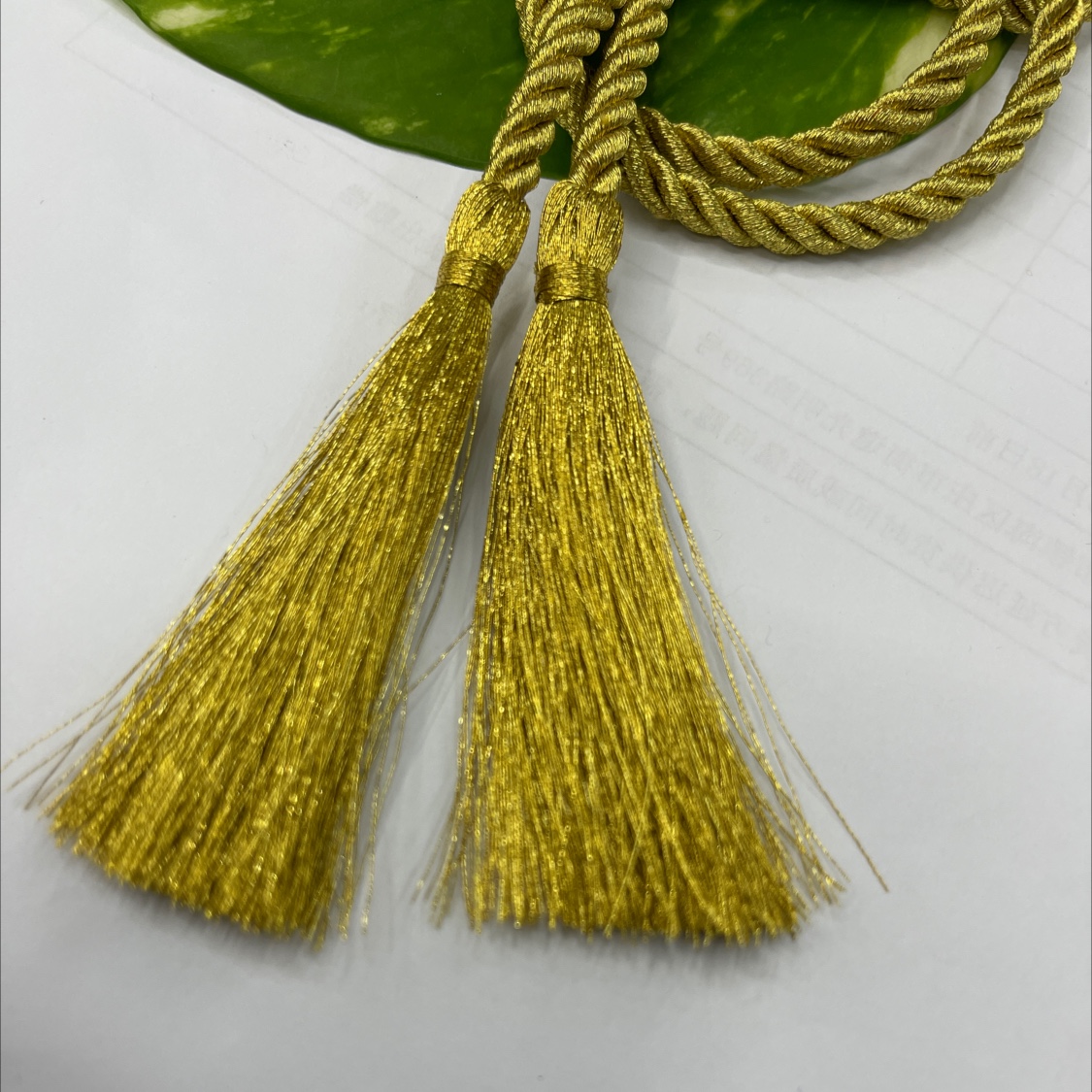 深金绳子流苏挂须吊坠穗子礼品包装DIY辅料配件批发产品图