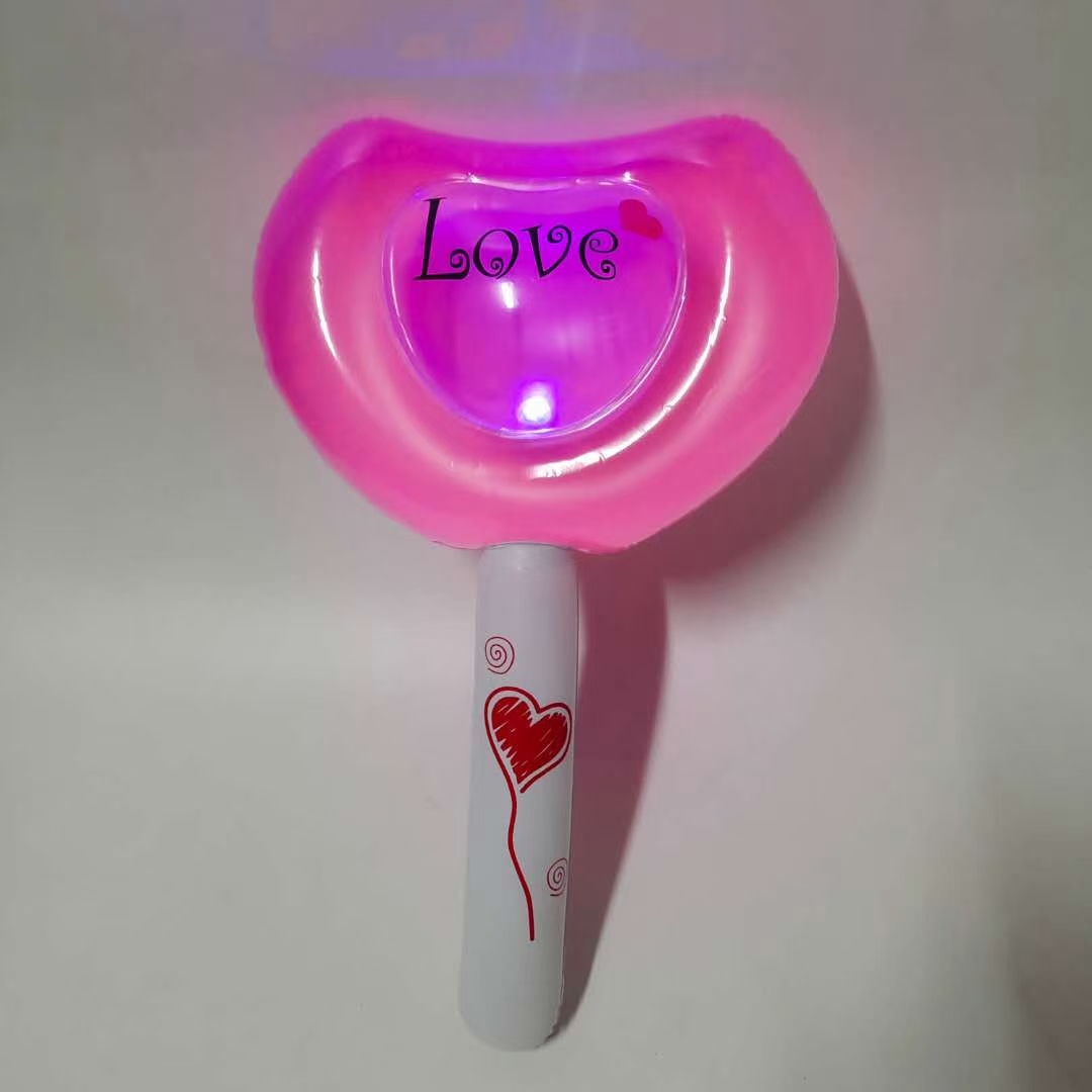 Inflatable lighted heart Stick 216 Inflatable Golden Bell Toy 02