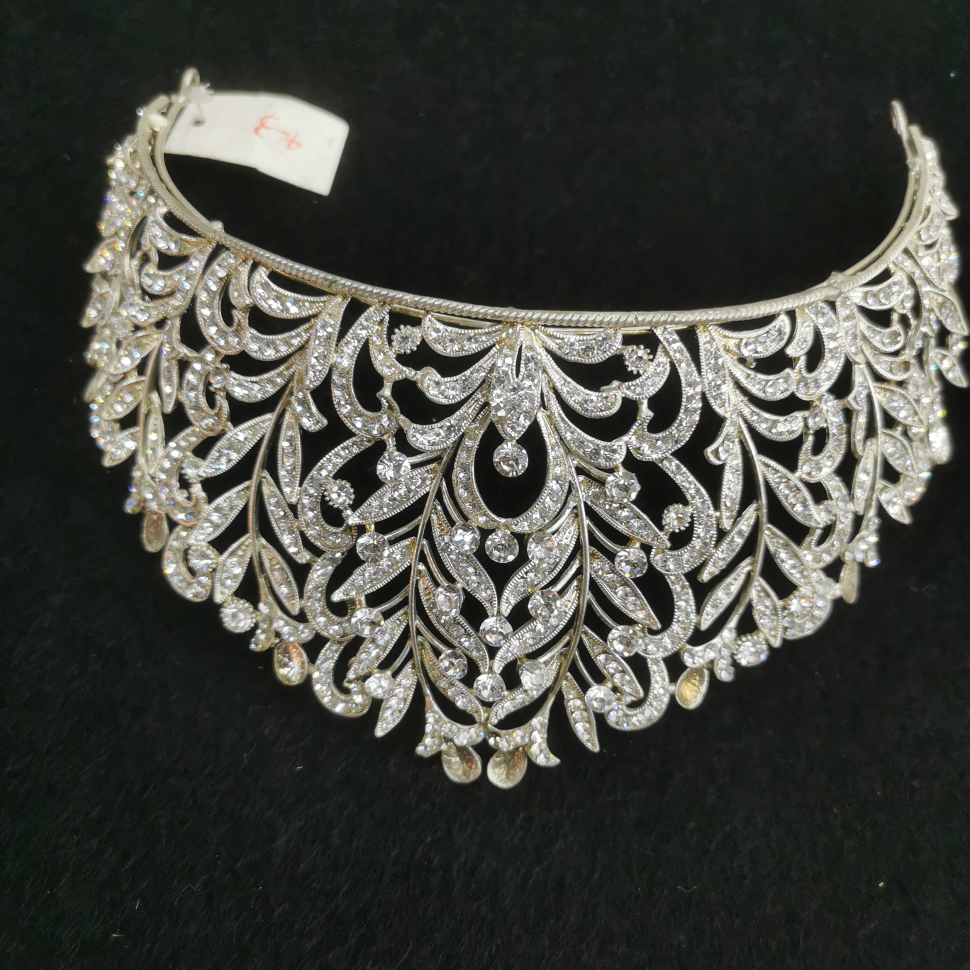 High-end rhinestone bridal crown Korean style elegant and makeup photography dress