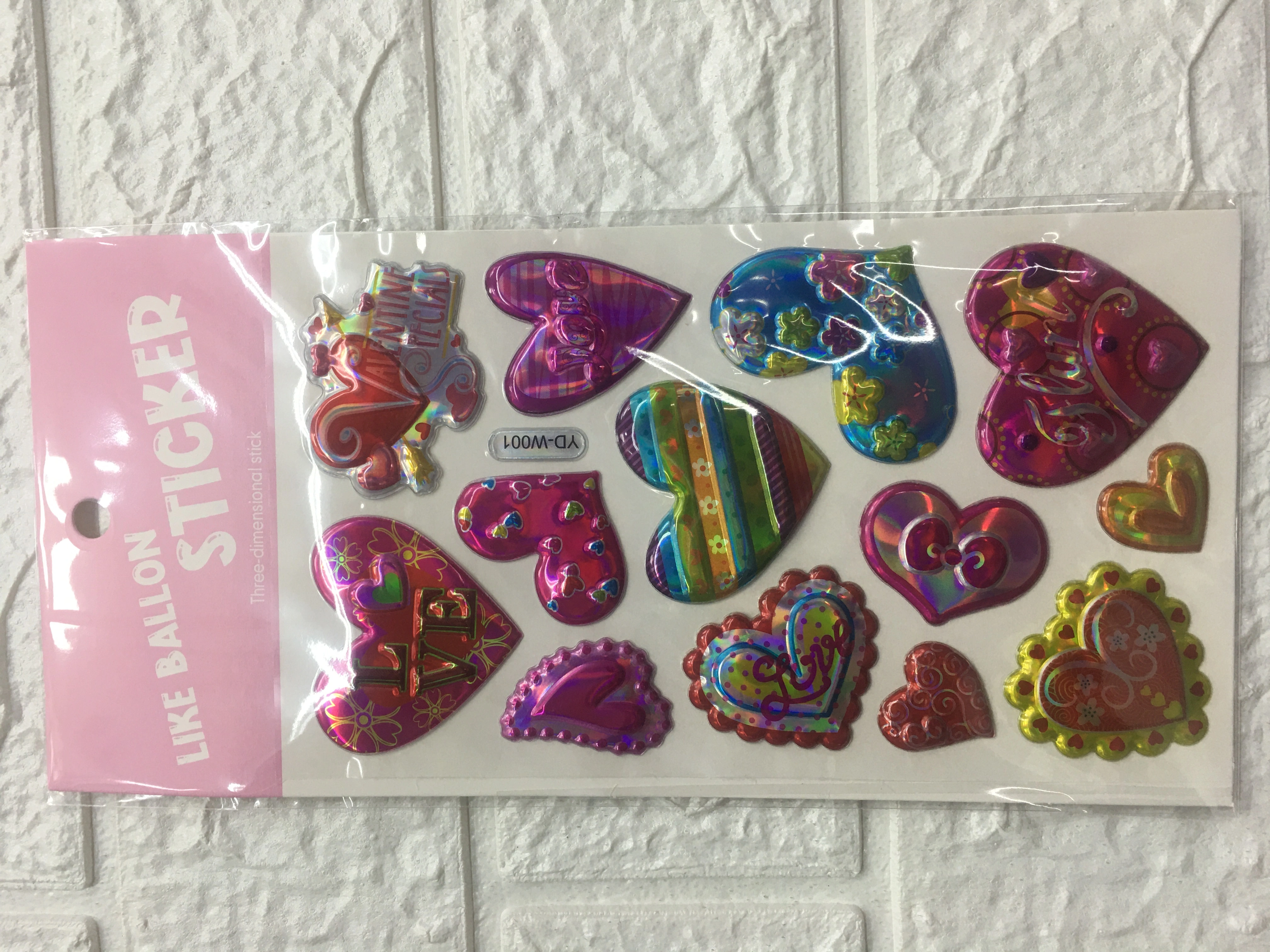 Concave-convex sticker detail image 2