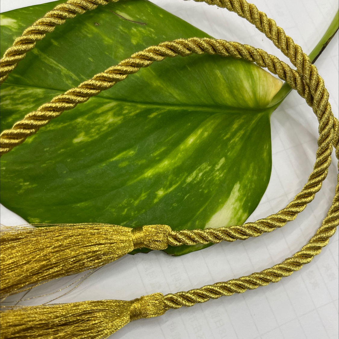 金丝绳子流苏挂须吊坠穗子礼品包装DIY辅料配件批发白底实物图