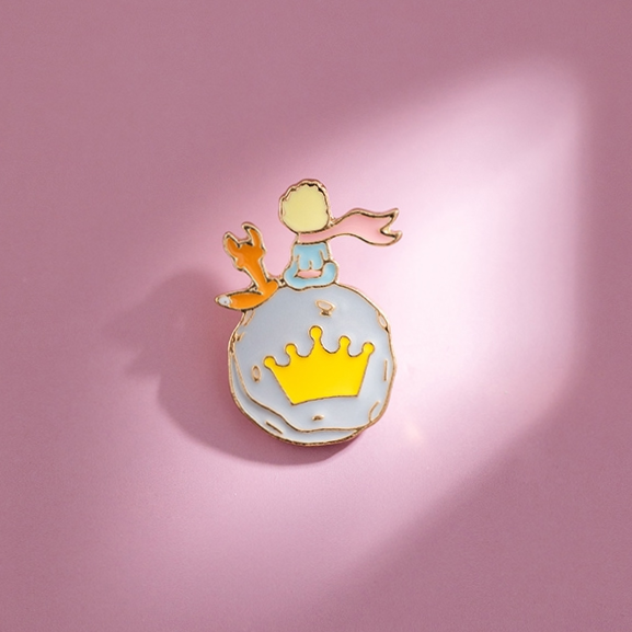 Back girl brooch