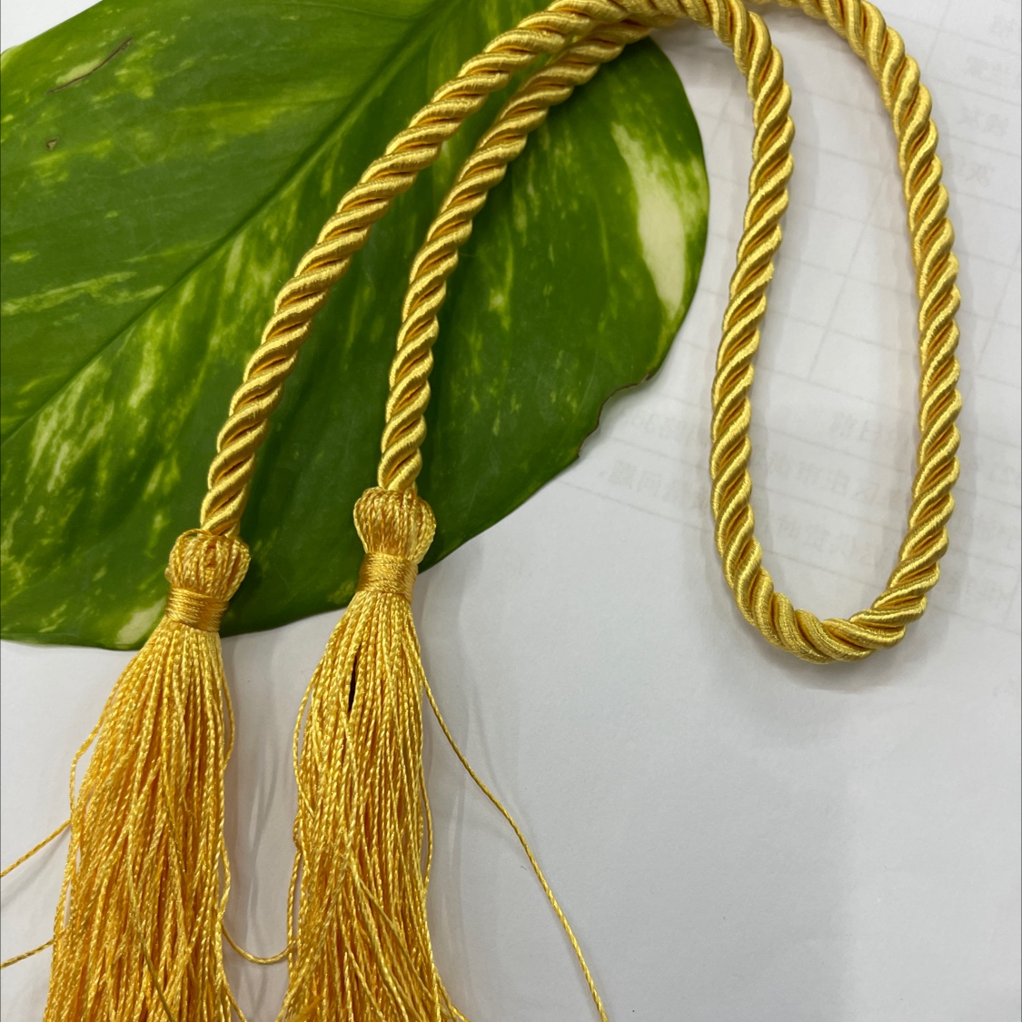 金黄绳子流苏挂须吊坠穗子礼品包装DIY辅料配件批发详情图3