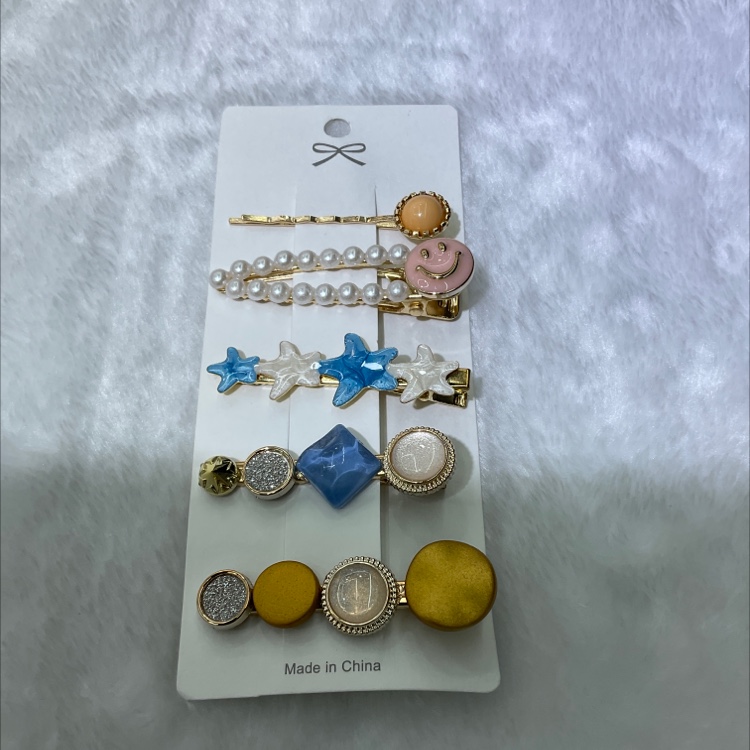 粉色笑脸五件套