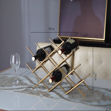 Wine rack metal Boya craft factory direct sales crafts home decoration thumbnail