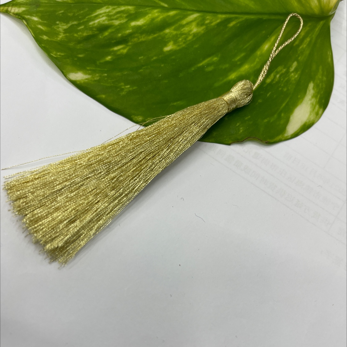 进口金流苏挂须吊坠穗子礼品包装DIY辅料配件批发产品图