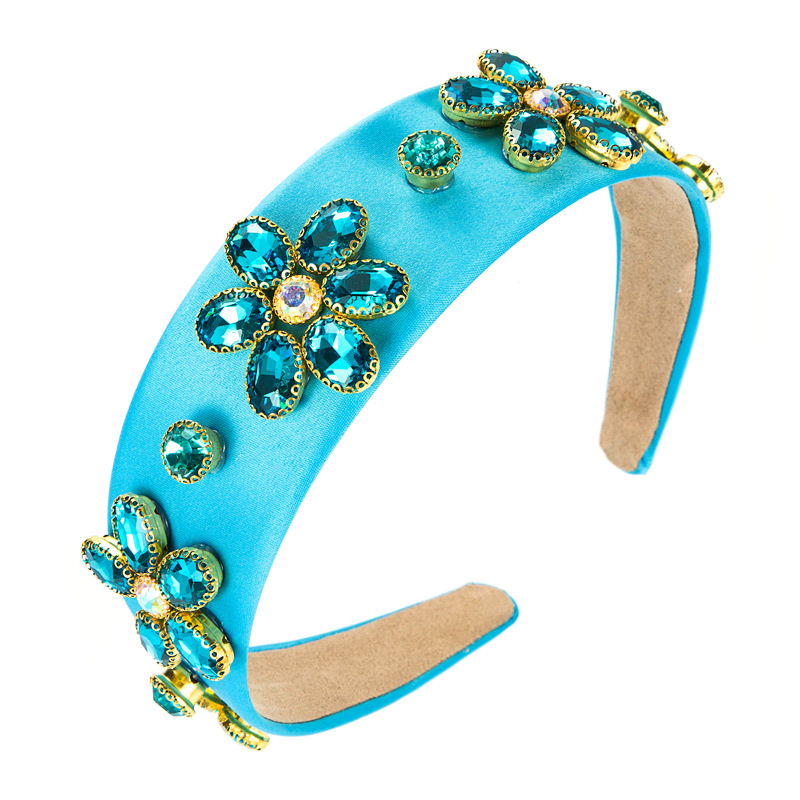 Retro and simple Baroque flower-shaped hair band Specification drawing