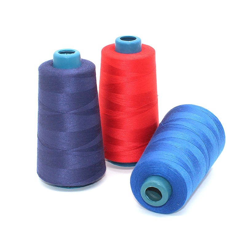 涤纶缝纫线平车线402线车缝线塔线 服装PP线缝衣服线白色线白底实物图