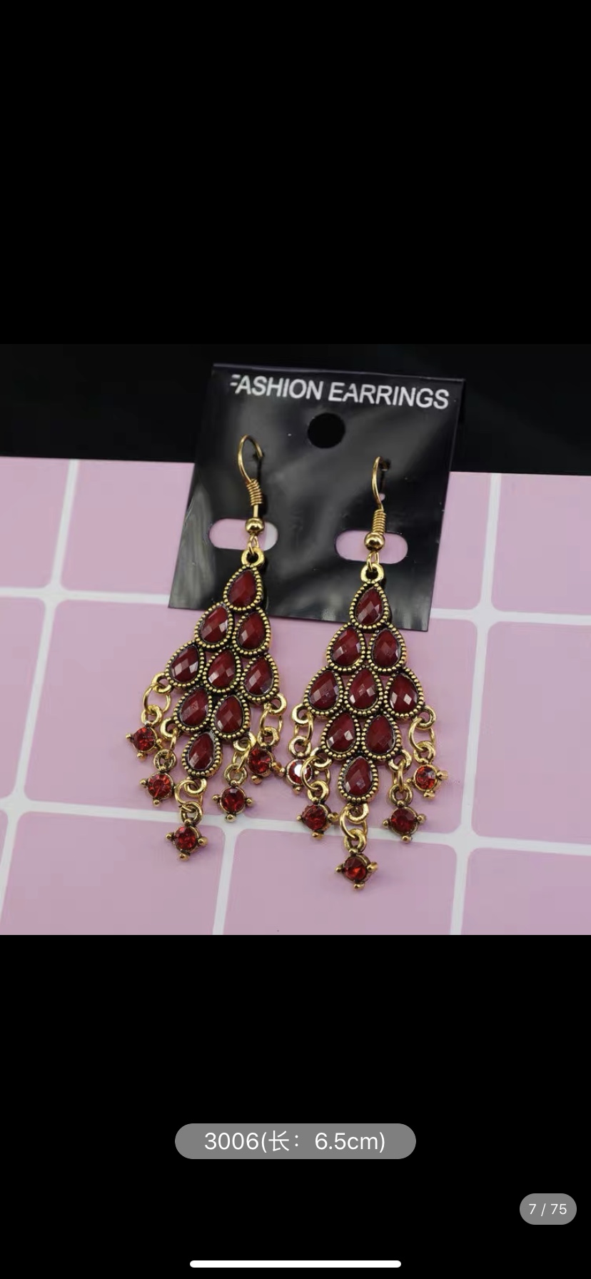 民族风时尚百搭爆款网红热卖新品2021爆款时尚白底实物图