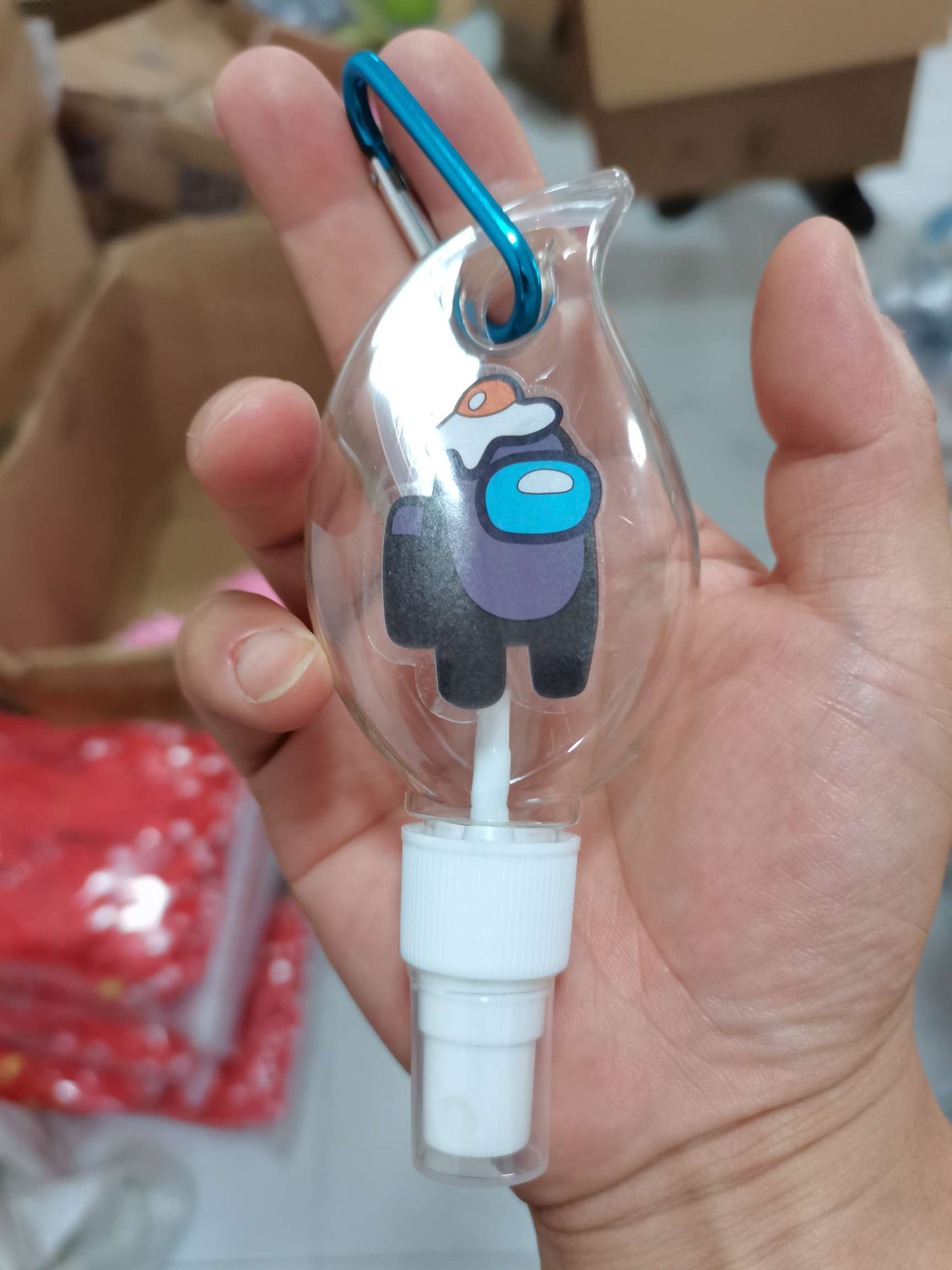 卡通喷头洗手瓶产品图