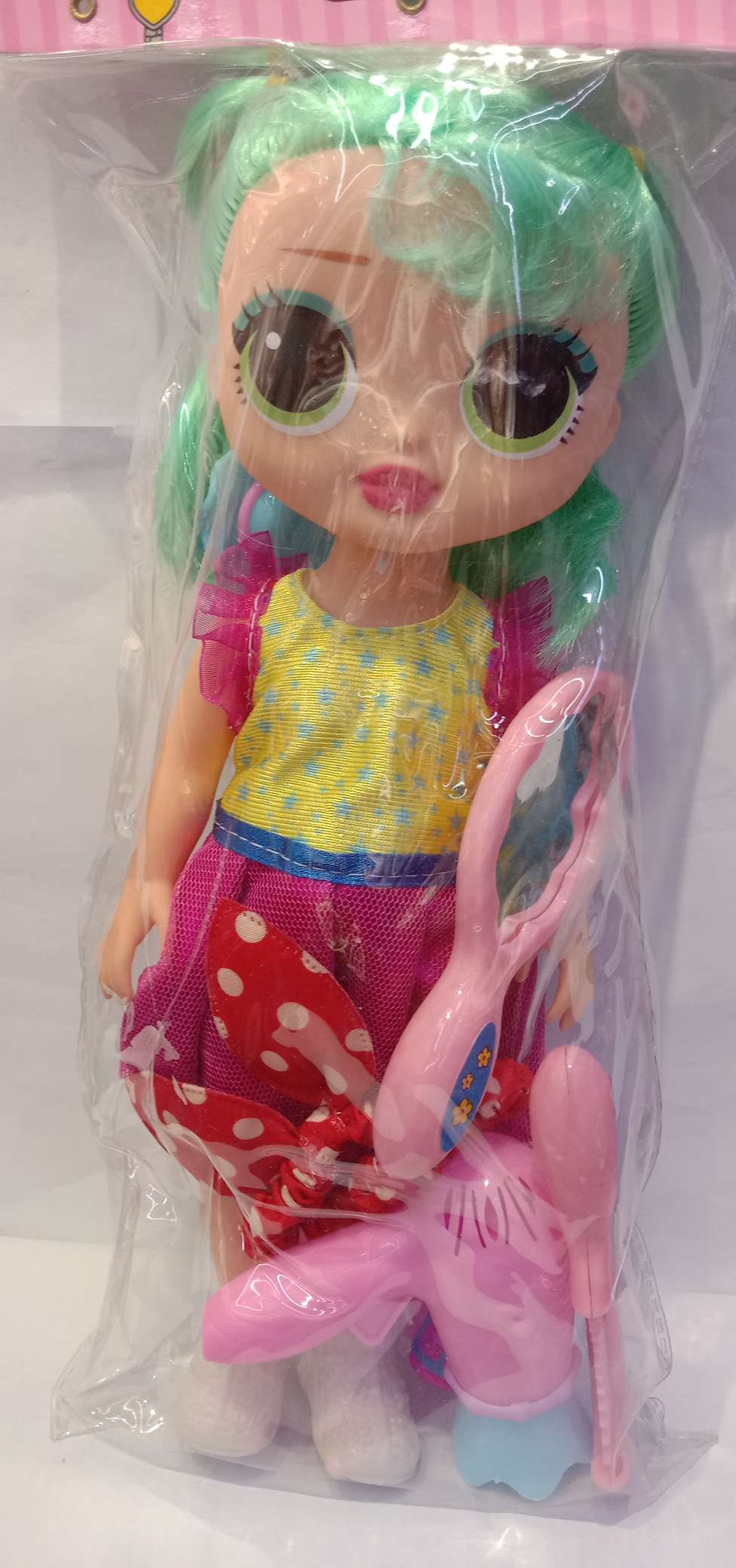 10-inch vinyl surprise doll detail image 1