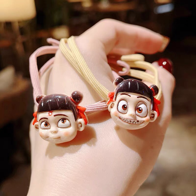Cartoon cute little man hair band head rope