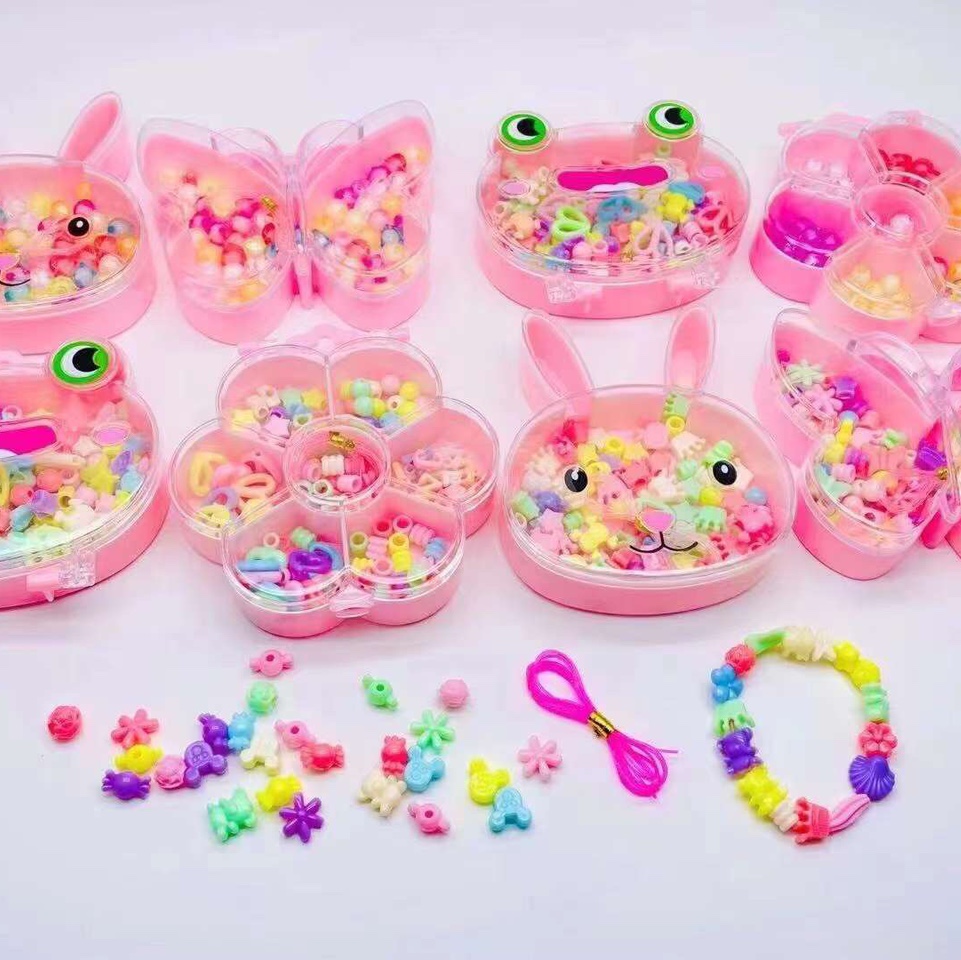 DIY beading on various boxes