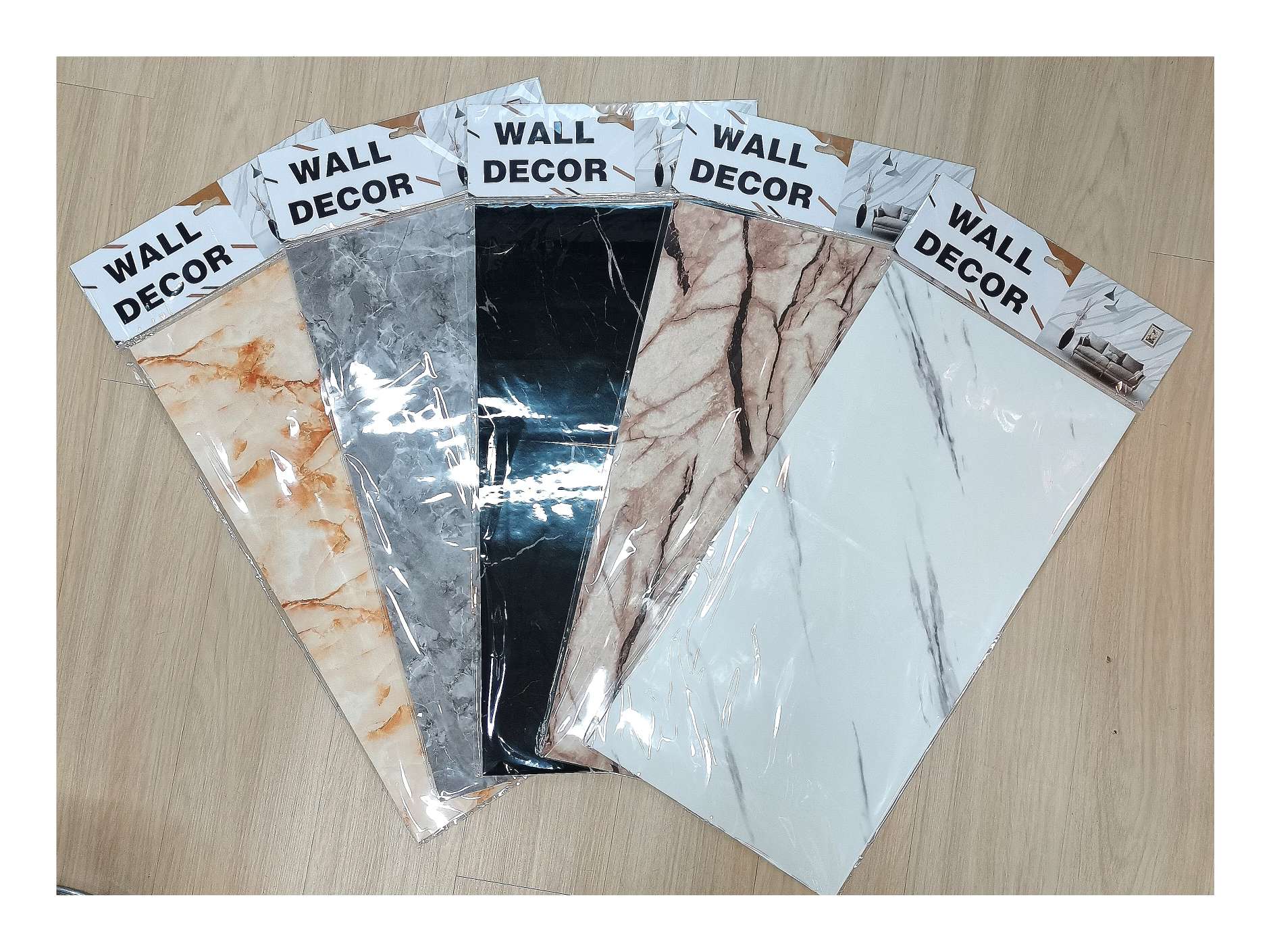 小雪纸品家饰贴饰墙贴 专业生产各种墙贴，PET大理石贴等各种花色详情2