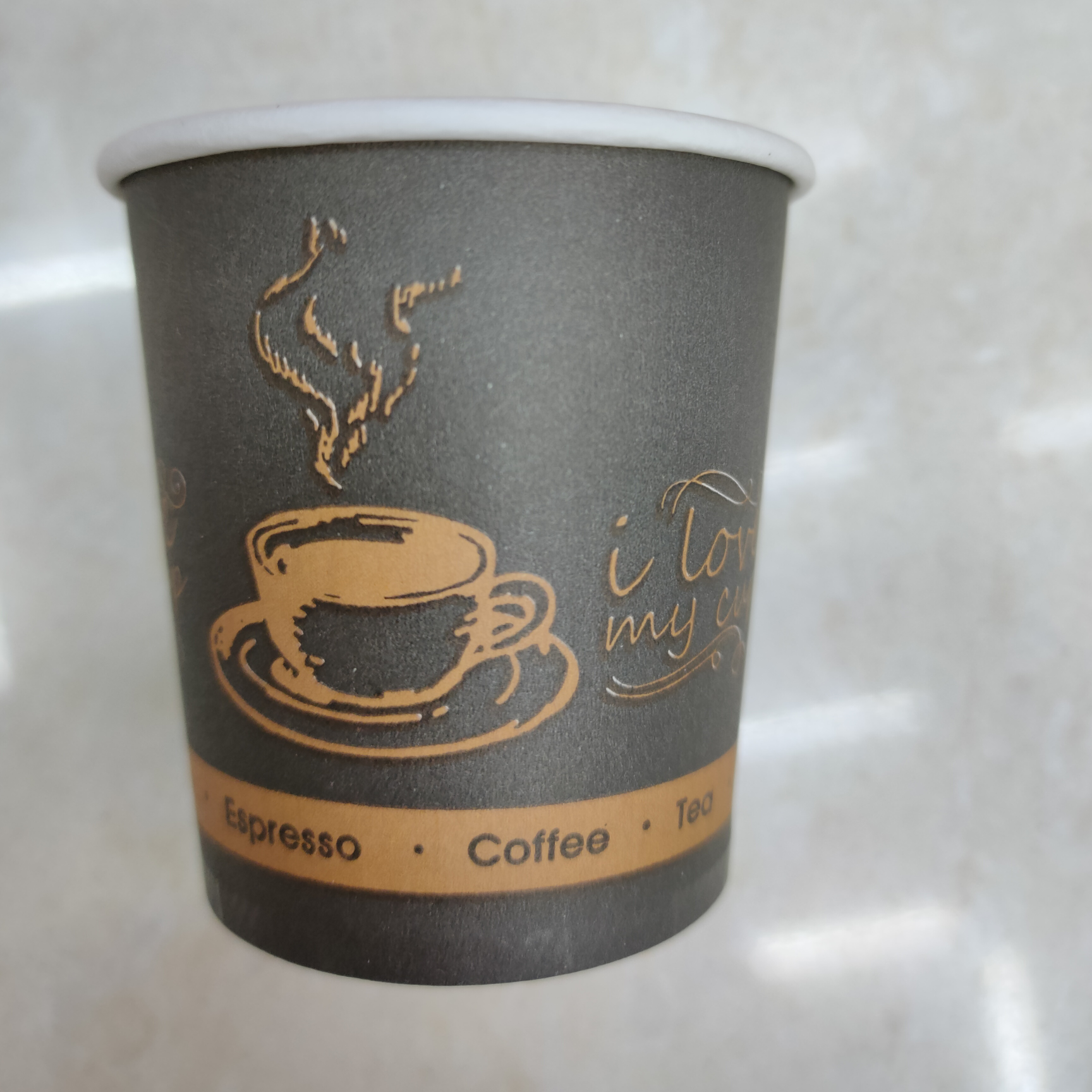 4oz disposable paper cup 100/120ml tea merchant super tasting paper cup shot glass Mini 4oz paper cup can be customized LOGO