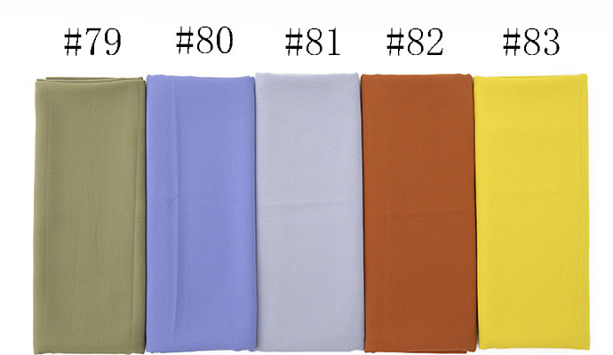 Regalo verano nuevo 80 color color sólido chiffon alta calidad popular larga toalla casual cubierta cabeza gasa pañuelo 12 Application Scenario