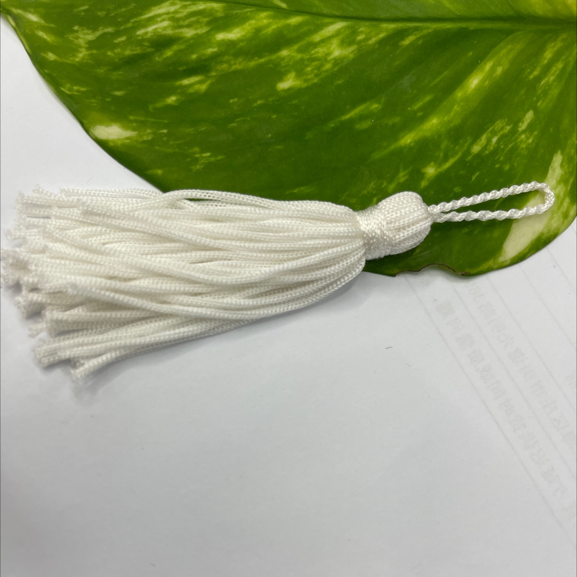 白色人造丝流苏挂须吊坠穗子礼品包装DIY辅料配件批发详情图4