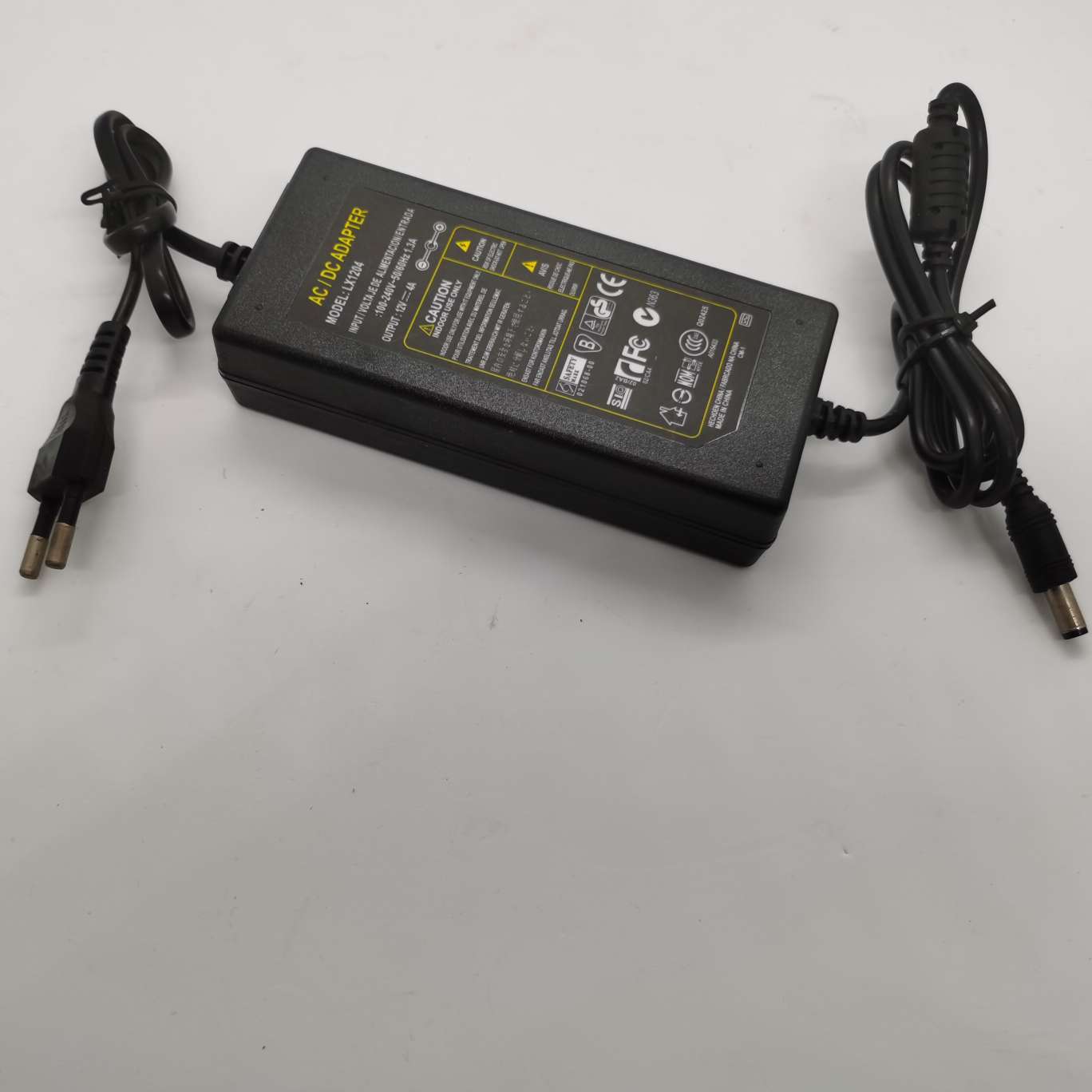 外贸热销LED电源适配器12V4A 48W 安防监控适配器/开关电源详情4