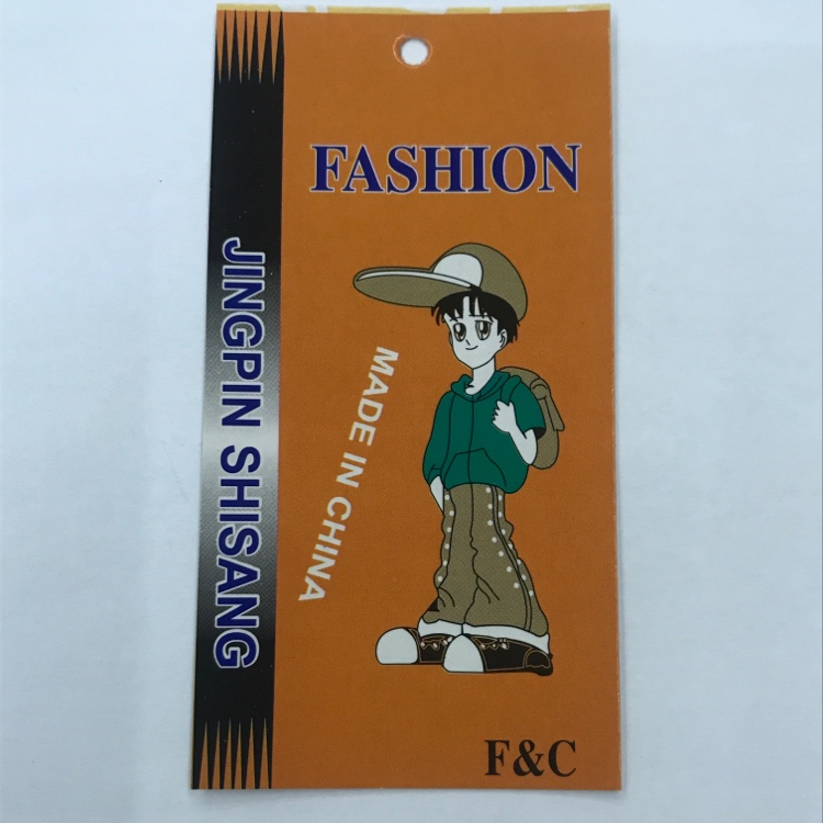 Hanging Line Paper Card Copper Paper Paper Hanging Card Clothing With Temperament All Matching Shoes, Hats And Scarves Fashion