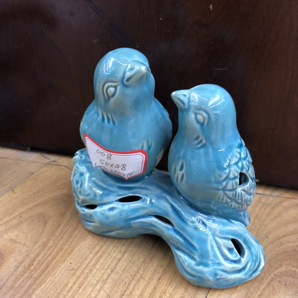 兴源陶瓷工艺品 小鸟摆件 陶瓷桌面摆件 书桌装饰品 0112