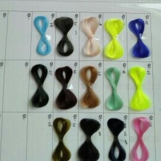 0.10#0.12#彩色渔丝线绣花线缝纫线车边渔丝线双面绒鱼丝4千米/个34