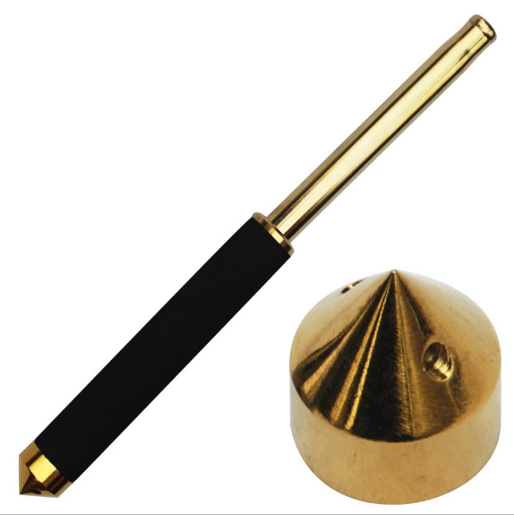 Protective Items Lightning Hammer Sharp Tail Cover Anti-Grab Cover Swinging Gold And Silver Black Telescopic Rod Accessories Window Breaker + Rope Application Scenario