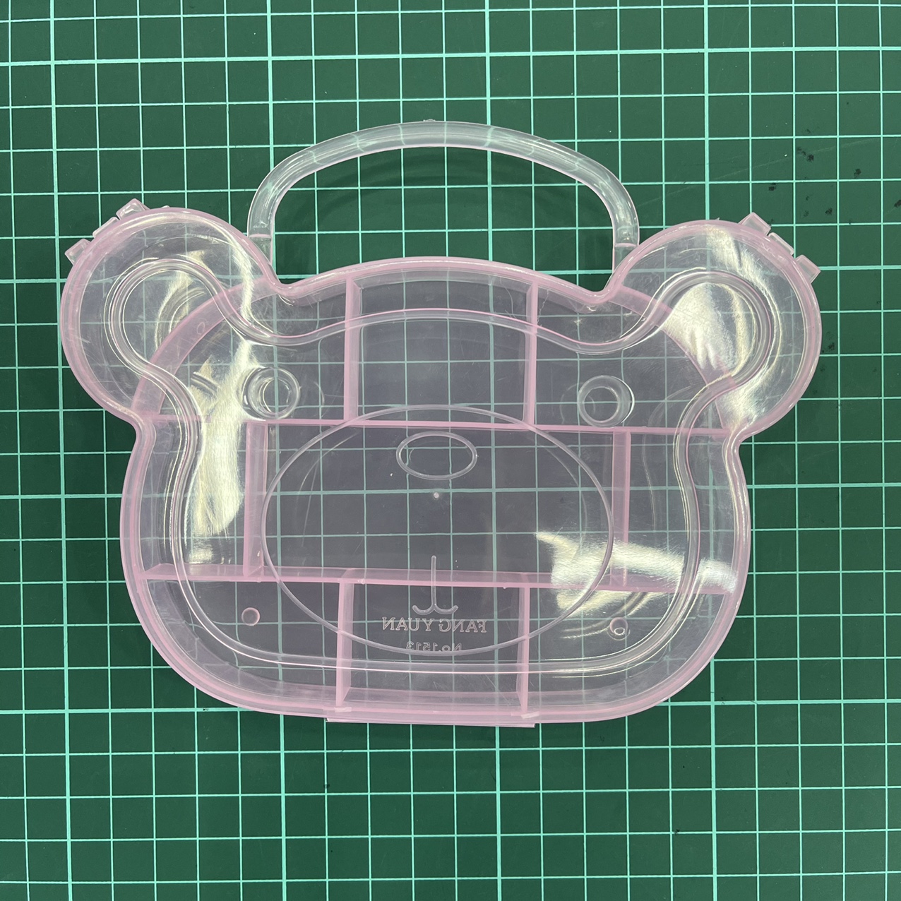 Square storage box Dudu bear pink cartoon