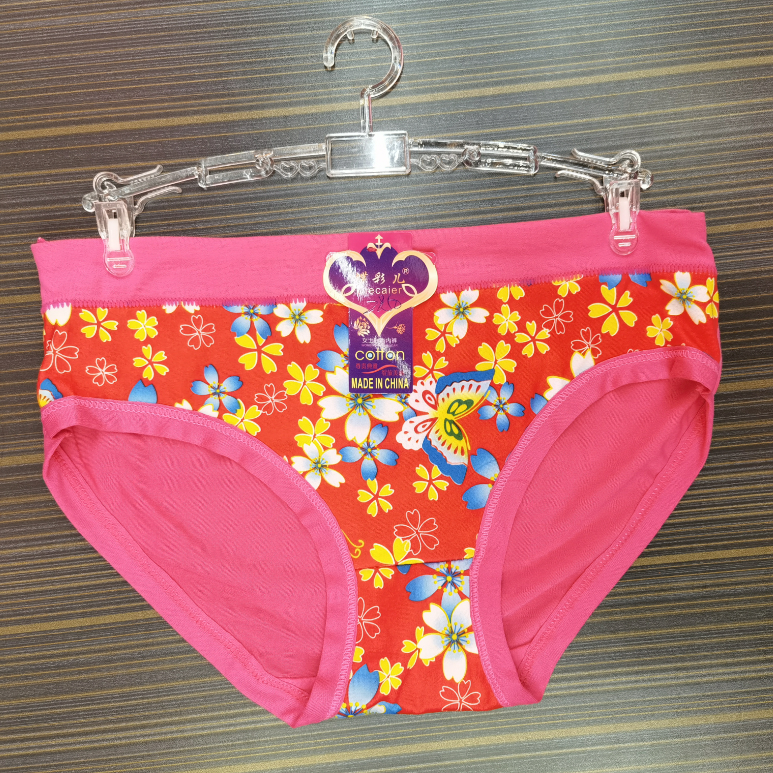 Foreign Trade Women's Printed Fashion Hem Briefs 7