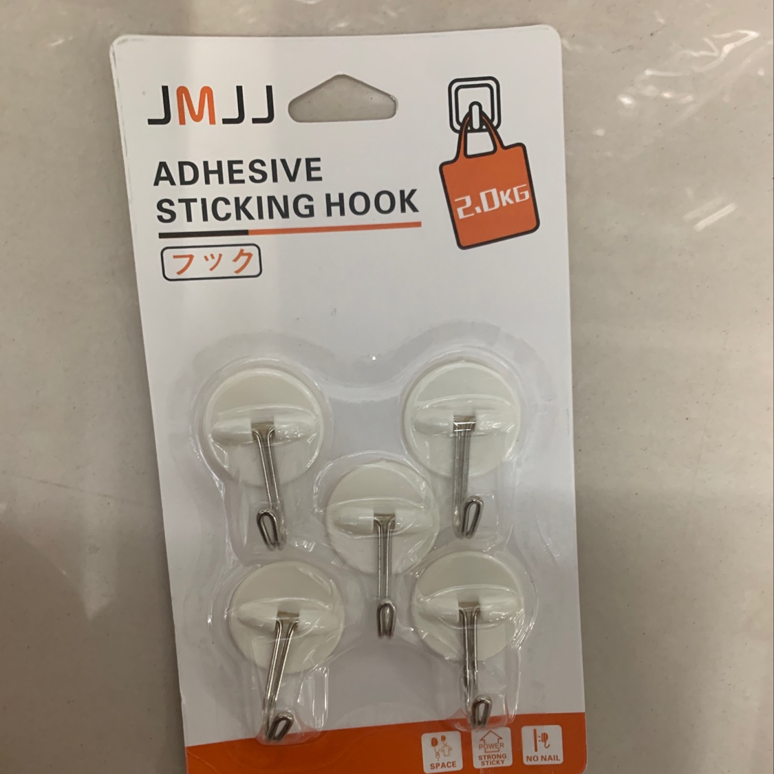 212家用粘钩厂家直销新款耐用居家适用衣钩浴室钩