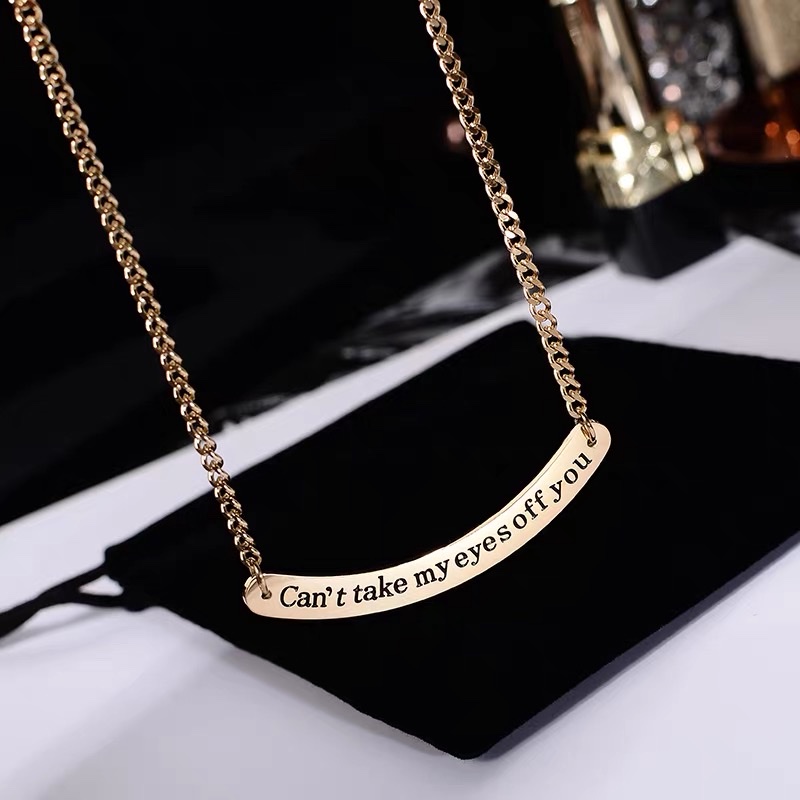 Simple and stylish Korean style necklace, versatile and elegant sweater chain, long 14-piece Jaya steel decoration details Picture