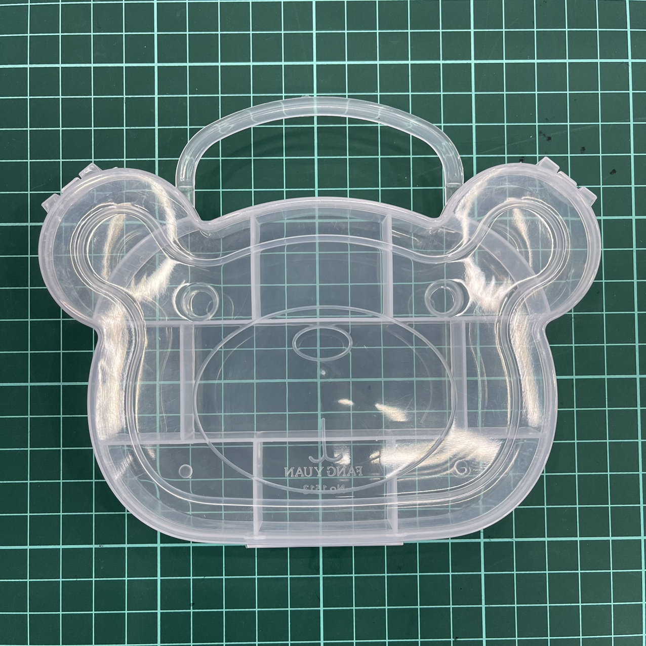 Square storage box Dudu bear white cartoon