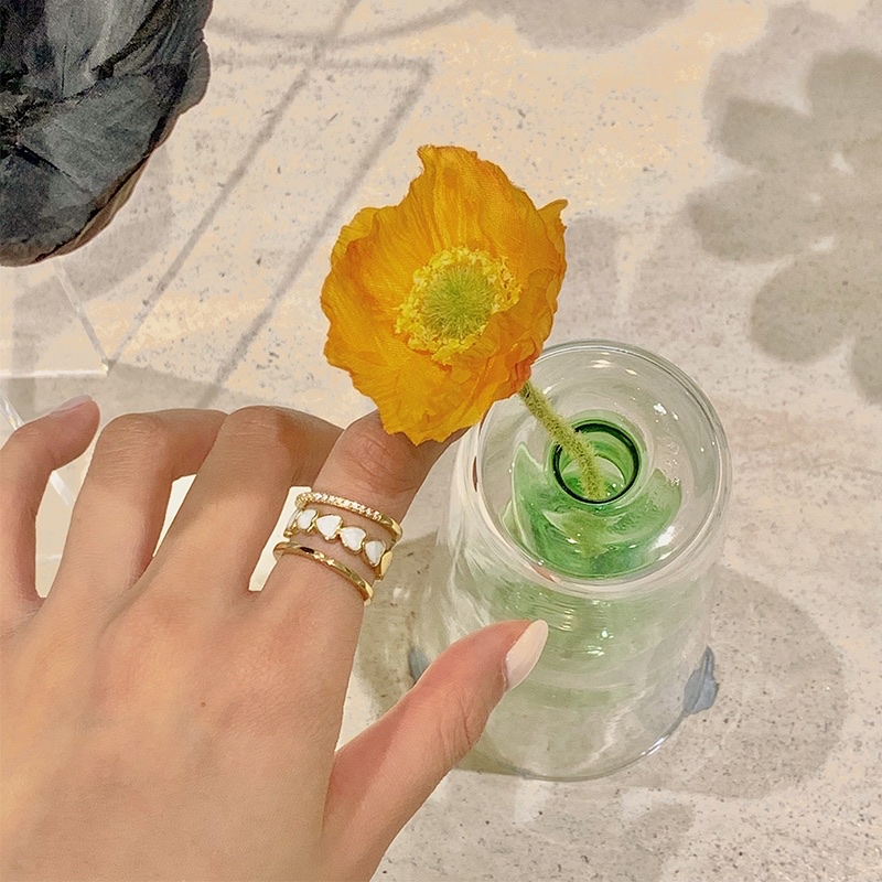 小众设计感爱心开口可调节戒指女时尚个指环2021年新款ins潮韩版 详情图3
