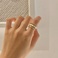 小众设计感爱心开口可调节戒指女时尚个指环2021年新款ins潮韩版 产品图