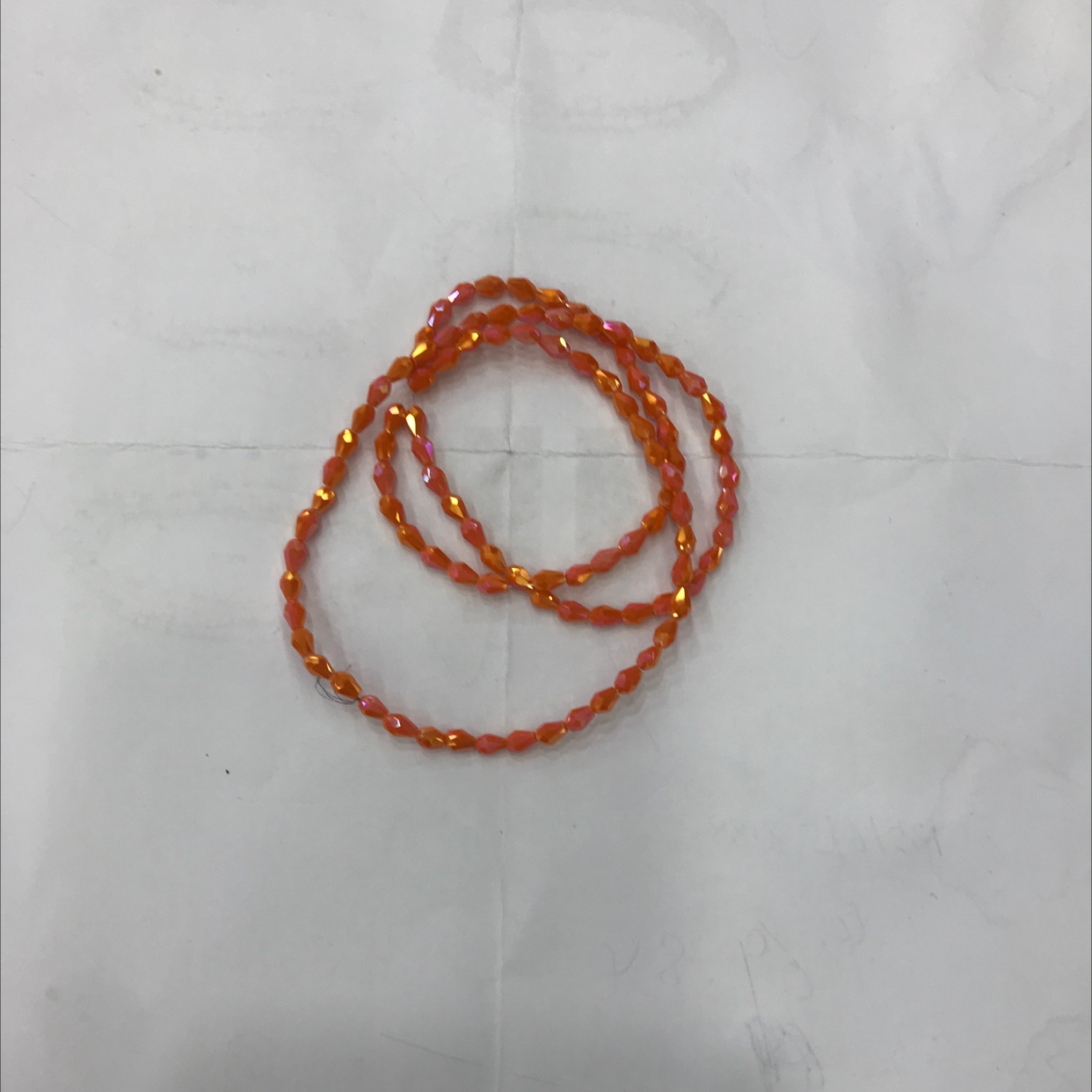 网络爆款 3X5水滴圆网格镀瓷桔王水晶王颜色 精品质量 欢迎选购