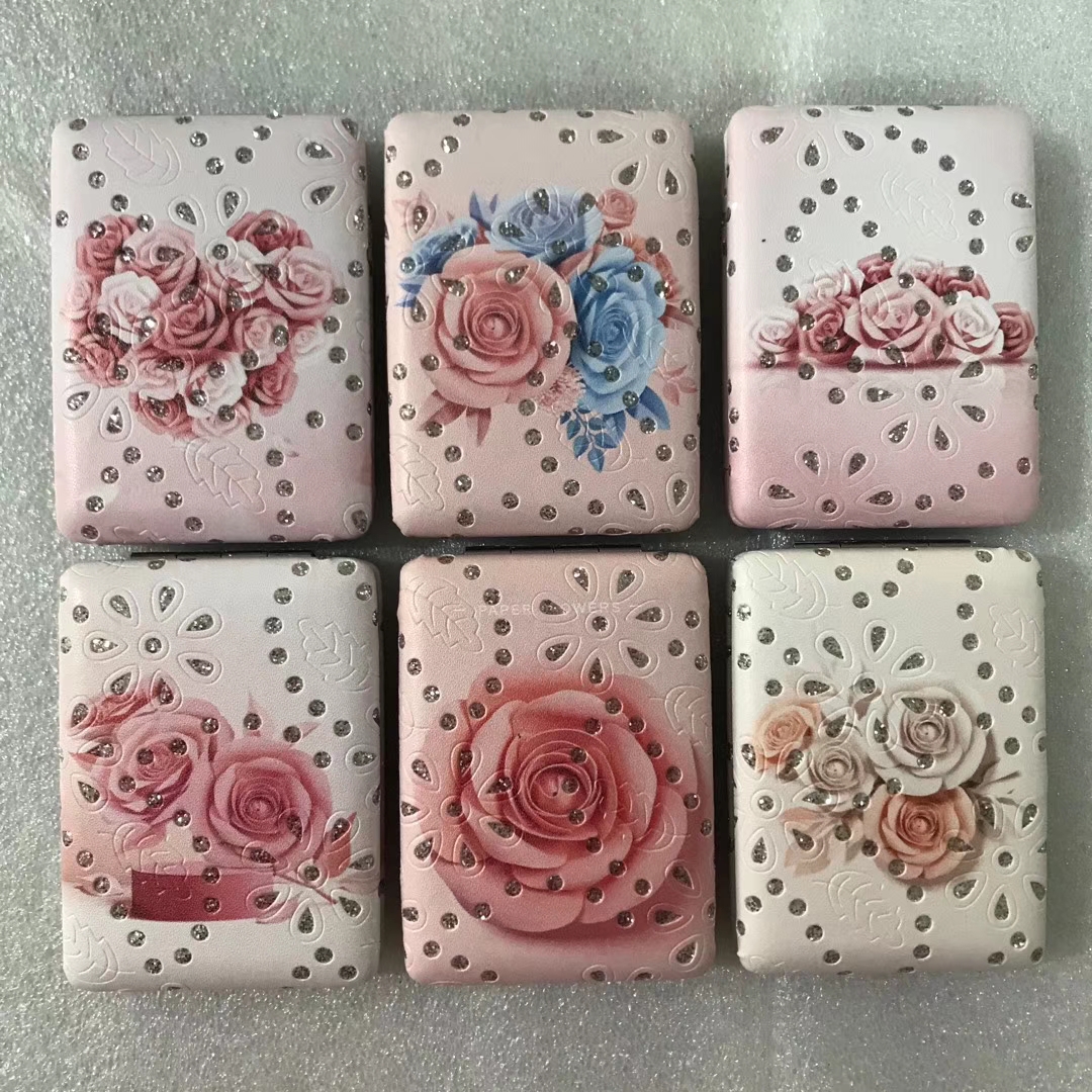 印花双面化妆镜3